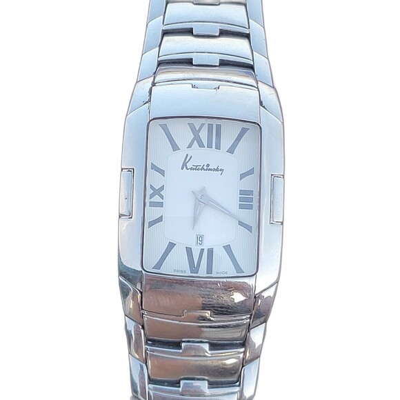 Vintage Kutchinsky by Chopard Silver Tone Stainless Steel Men's Rare - Picture 6 of 8